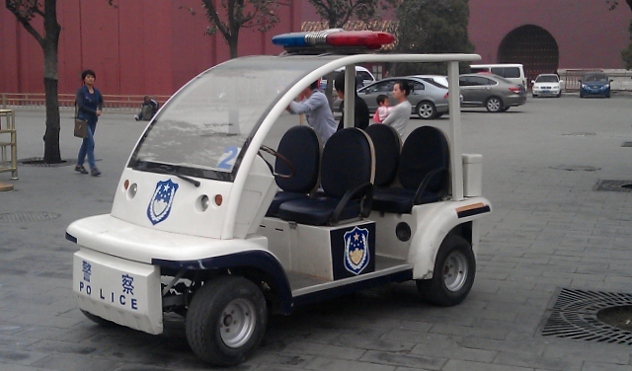 Police car, Beijing, China - Grown-up Travel Guide Daily Photo