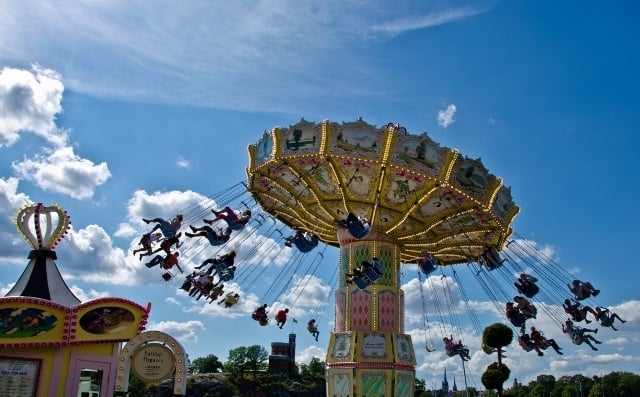 Grown-up Travel Guide Daily Photo: Gröna Lund funfair, Stockholm, Sweden Gröna Lund funfair, Stockholm, Sweden