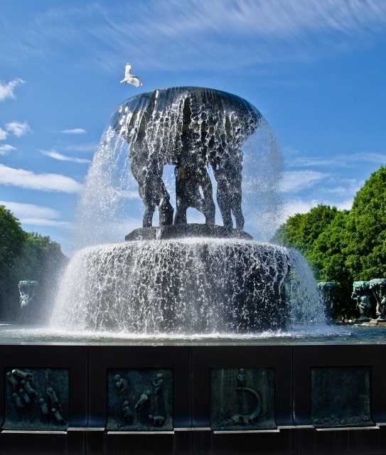 Grown-up Travel Guide Daily Photo – Fountain in Vigelandsparken, Oslo, Norway Fountain in Vigelandsparken, Oslo, Norway