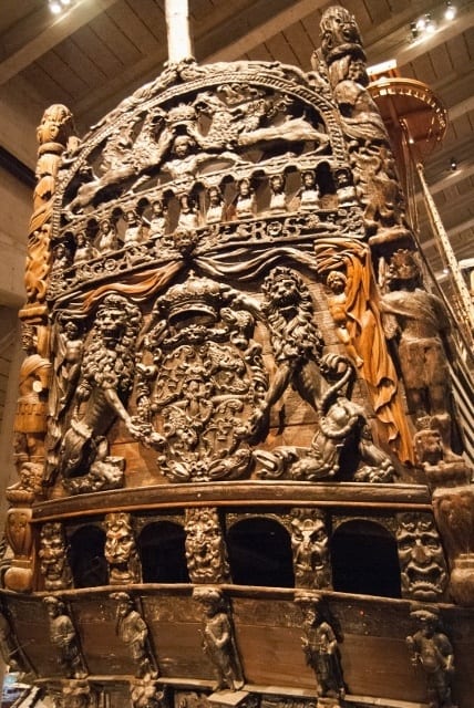 Grown-up Travel Guide Daily Photo: Vasa Warship, Stockholm, Sweden Sculptures on Vasa Warship, Stockholm