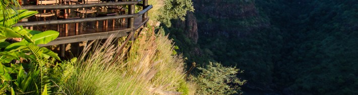 Experiencing life on the edge at Gorges Lodge, Zimbabwe Bar at Gorges Lodge