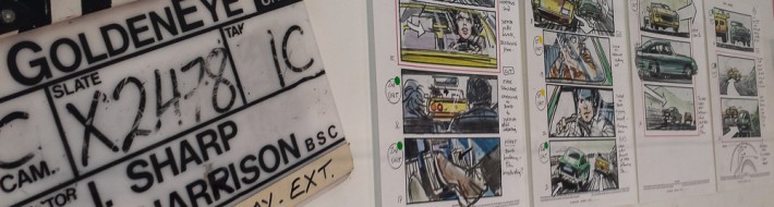 Unmissable: Bond in Motion at the London Film Museum Goldeneye storyboard