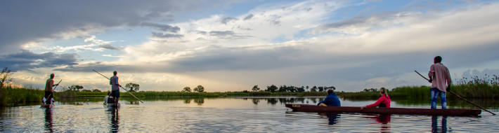 An unforgettable Botswana safari: Part 1 – The Okavango Delta Mokoro ride as sun sets