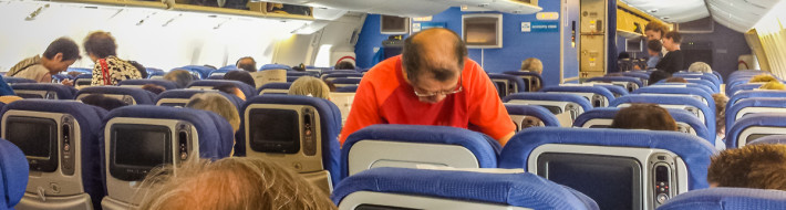 Flight report: KLM 747 Economy Class Amsterdam to Osaka Plane interior 1