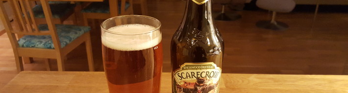 Grown-up Travel Guide Beer Diary: Day 320 Grown-up Travel Guide Beer Diary - Day 320: Scarecrow Organic Golden Pale Ale from Wychwood Brewery of Witney, England