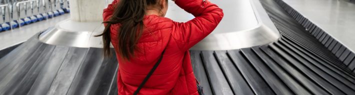 What To Do If You Lose Your Luggage Abroad Upset Woman Lost Baggage While Traveling By Plane